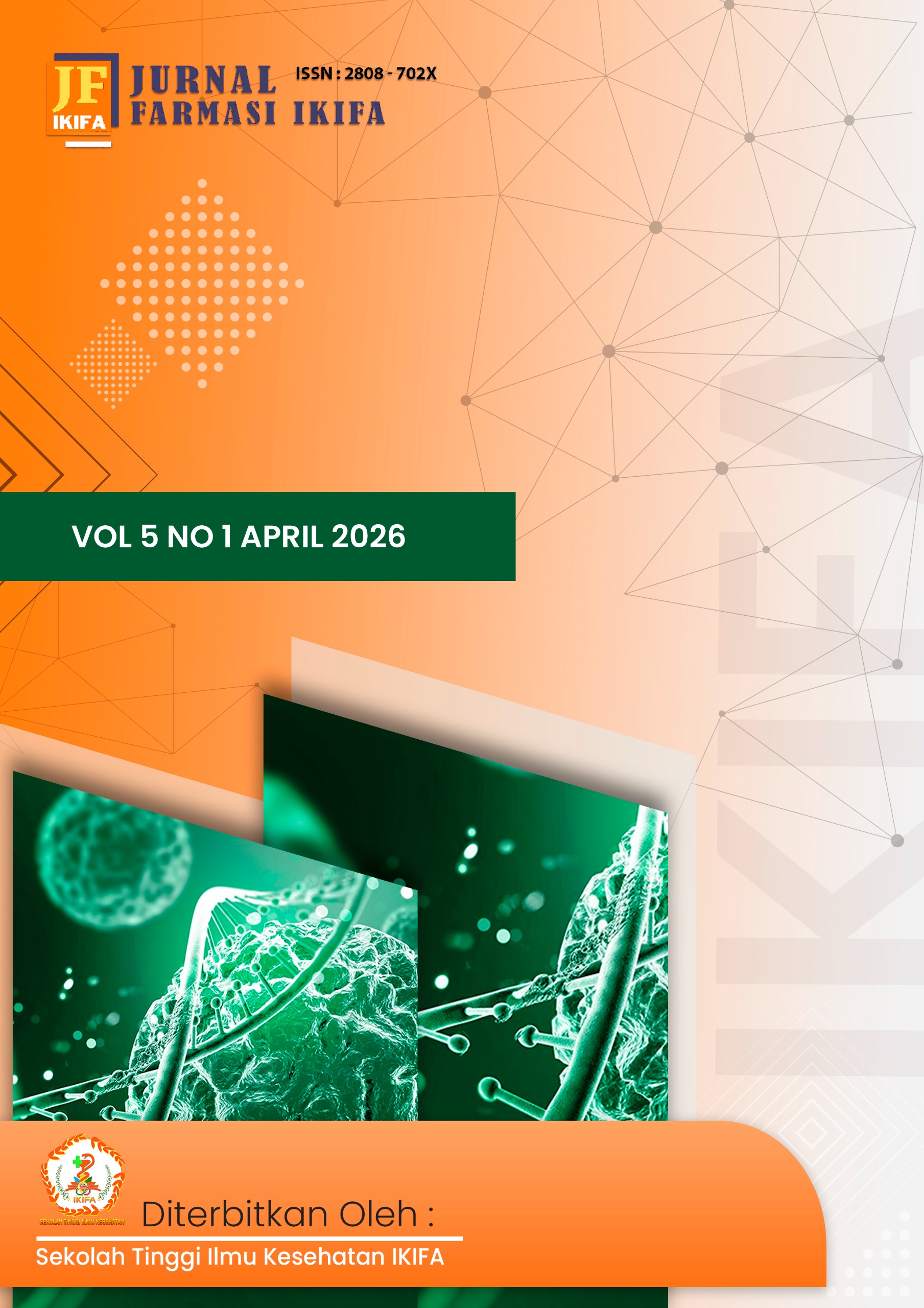 					View Vol. 5 No. 1 (2026): JURNAL FARMASI IKIFA VOL. 5 NO. 1 APRIL TAHUN 2026
				